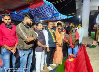 रात्रिकालीन कबड्डी प्रतियोगिता का किया शुभांरभ जनपद अध्यक्ष ने msmd