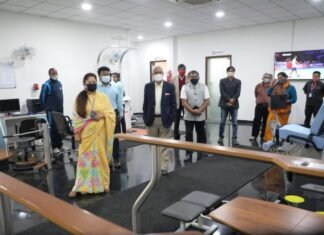 निर्माणाधीन मार्शल आर्ट एरेना भवन का औचक निरीक्षण किया खेल मंत्री ने mp