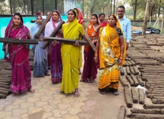 होलिका दहन के लिए स्व सहायता समूहों के द्वारा तैयार गोकाष्ठ , कण्डे का उपयोग करे