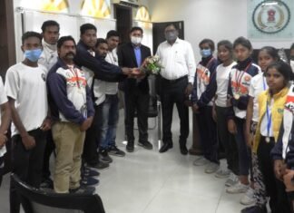 12 पदक जीत कर वुशु मार्शल आर्ट चैम्पियनशिप खिलाड़ियों ने जिले का बढाया मान