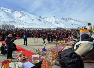 लद्दाख में खेलो इंडिया शीत कालीन खेलों में शामिल हुए केंदीय खेल मंत्री रिजिजू लद्दाख में खेलो इंडिया शीत कालीन खेलों में शामिल हुए केंदीय खेल मंत्री रिजिजू