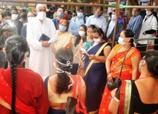 कोरोना वैक्सीनेशन के ड्राई रन प्रक्रिया का किया निरीक्षण किया स्वास्थ मंत्री ने