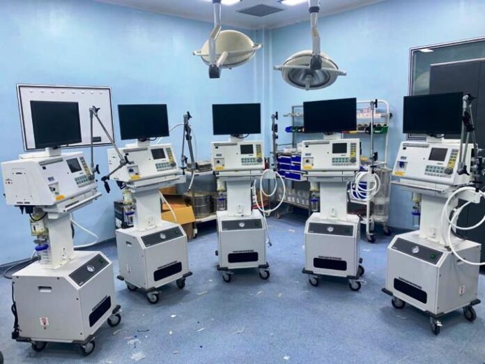 कोविड केयर हॉस्पिटल में हुआ सुविधाओं का विस्तार,लगे 10 नये वेंटिलेटर मशीन