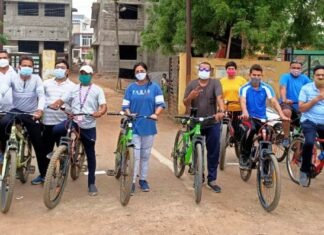 स्वस्थ जीवन शैली व् पर्यावरण सुरक्षा को प्रोत्साहन के लिए साइकिल रैली का आयोजन स्वस्थ जीवन शैली व् पर्यावरण सुरक्षा को प्रोत्साहन के लिए साइकिल रैली का आयोजन