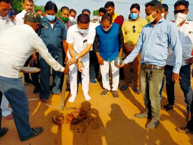 सिरपुर में भव्य प्रवेश द्वार का हुआ शिलान्यास व् बावनकेरा से चिरको तक बनेगा सड़क