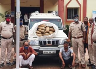 बोलेरो वाहन के छत में चेंबर बनाकर गांजा ले जाते हुए 02 अंतर्राज्यीय तस्कर गिरफ्तार बोलेरो वाहन के छत में चेंबर बनाकर गांजा ले जाते हुए 02 अंतर्राज्यीय तस्कर गिरफ्तार