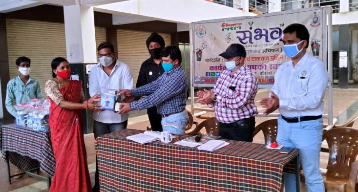 कोरोना को जड़ से मिटाने, सुरक्षित भव: फाउंडेशन ने दिया रायपुर नगर निगम का साथ