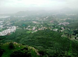 बीते हुए दौर में आसमां में गुजरने वाले बादलों पर होती थी नजर सज्जनगढ़ महल से बीते हुए दौर में आसमां में गुजरने वाले बादलों पर होती थी नजर सज्जनगढ़ के महल से