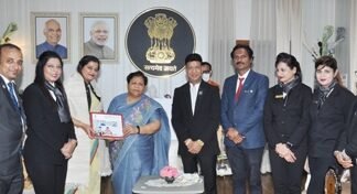 राज्यपाल से JCI की राष्ट्रीय अध्यक्ष के नेतृत्व में प्रतिनिधिमण्डल ने मुलाकात की