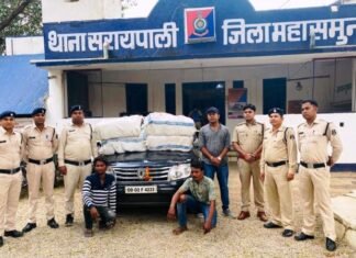 ओडिशा से जांजगीर-चांपा तस्करी हो रही 83 किलो गांजा के साथ दो लोग हुए गिरफ्तार ओडिशा से जांजगीर-चांपा तस्करी हो रही 83 किलो गांजा के साथ दो लोग हुए गिरफ्तार