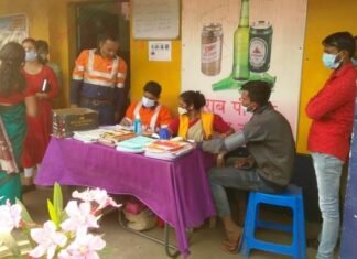 सीमेंट प्लांट के ट्रकयार्ड में हुआ स्वास्थ्य परीक्षण एवं कोरोना जागरूकता कार्यक्रम सीमेंट प्लांट के ट्रकयार्ड में हुआ स्वास्थ्य परीक्षण एवं कोरोना जागरूकता कार्यक्रम