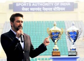 खेलो इंडिया महिला हॉकी लीग (अंडर 21) का उद्घाटन किया खेलमंत्री ठाकुर ने खेलो इंडिया महिला हॉकी लीग (अंडर 21) का उद्घाटन किया खेलमंत्री ठाकुर ने