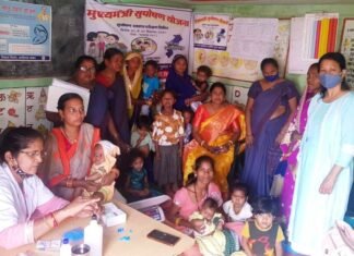 सुपोषण स्वास्थ्य परीक्षण शिविर का किया गया आयोजन सुपोषण स्वास्थ्य परीक्षण शिविर का किया गया आयोजन वार्ड 05 में
