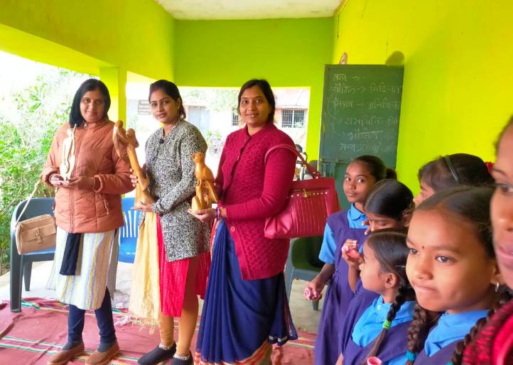 बरोड़ा बाजार के विद्यार्थियों को साबुन आर्ट का दिया गया प्रशिक्षण