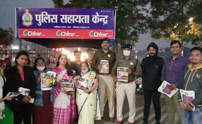 ट्रैफिक पुलिस रायपुर की नई पहल सुनो रायपुर के तहत दी गई जानकारी