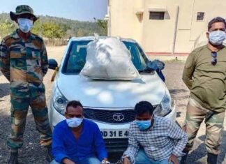 24 किलो गांजा के साथ दो लोगों को सिंघोड़ा पुलिस ने किया गिरफ्तार 24 किलो गांजा के साथ दो लोगों को सिंघोड़ा पुलिस ने किया गिरफ्तार