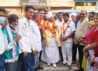 संत असंग देव के प्रथम नगर आगमन पर स्वागत किया नपाध्यक्ष व पार्षदों ने संत असंग देव के प्रथम नगर आगमन पर स्वागत किया नपाध्यक्ष व पार्षदों ने