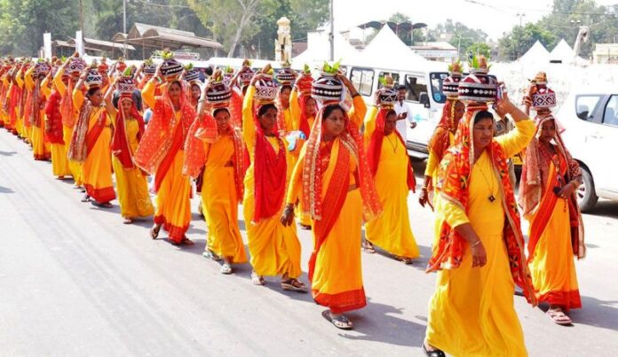 कलश यात्रा में 31 सौ महिलाएं होगी शामिल,आतिशबाजी व् पुष्पवर्षा से होगा स्वागत