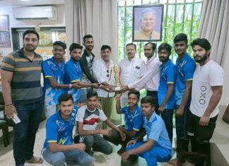 आल इंडिया हैंडबाल टीम में आठ खिलाड़ियों का चयन, संसदीय सचिव से मिले खिलाड़ी आल इंडिया हैंडबाल टीम में आठ खिलाड़ियों का चयन, संसदीय सचिव से मिले खिलाड़ी