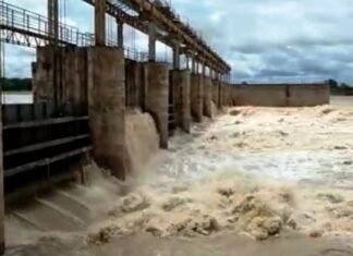 अधिक जल भराव के चलते निसदा डायवर्सन का खोला गया 8 गेट,फिल्टर प्लांट तक पानी पहुंचाने में हो रहीं परेशानी अधिक जल भराव के चलते निसदा डायवर्सन का खोला गया 8 गेट