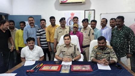 बुलबुल ज्वेलरी शॉप में हुई चोरी का हुआ खुलासा,आरोपी के पास से जेवरात किए गए बरामद