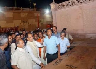 श्री महाकाल लोक के लोकार्पण की तैयारियों का जायजा लिया CM चौहान ने श्री महाकाल लोक के लोकार्पण की तैयारियों का जायजा लिया CM चौहान ने