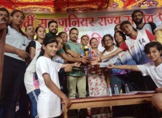 फाइनल मैच बालिका वर्ग में भिलाई कॉर्पोरेशन व बालक वर्ग महासमुंद जिला बने विजेता 19 वीं सब जूनियर राज्य स्तरीय बास्केटबॉल प्रतियोगिता मे फाइनल मैच बालिका वर्ग में भिलाई कॉर्पोरेशन व बालक वर्ग महासंमुन्द जिला बने विजेता