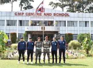 चार मेधावी महिला खिलाड़ियों की भर्ती की भारतीय सेना ने चार मेधावी महिला खिलाड़ियों की भर्ती की भारतीय सेना ने