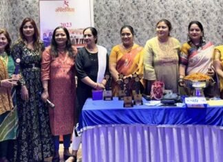 वैदेही अपराजिता अवार्ड से सम्मानित हुई पालिकाध्यक्ष राशि महिलांग वैदेही अपराजिता अवार्ड से सम्मानित हुई पालिकाध्यक्ष राशि महिलांग