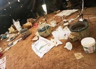 कुरनूल जिला में एक गुप्त अस्थायी प्रयोगशाला का भंडाफोड़ कुरनूल जिला में एक गुप्त अस्थायी प्रयोगशाला का भंडाफोड़