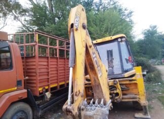 पिछले 3 दिनों से अवैध खनिज परिवहन पर कार्रवाई,अब तक कुल 17 वाहन ,किया गया जप्त