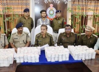 साड़ियों के नीचे से 3 करोड़ 80 लाख रुपए के जाली नोट किए गए बरामद साड़ियों के नीचे से 3 करोड़ 80 लाख रुपए के जाली नोट किए गए बरामद