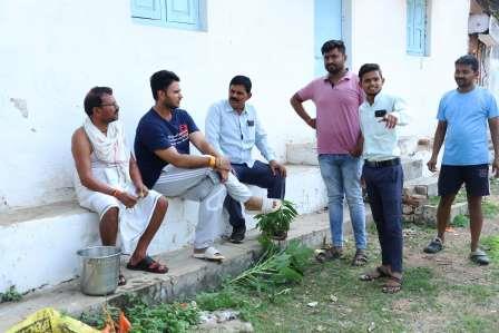 नपाध्यक्ष ने कचहरी चौक स्थित अटल परिसर निर्माण कार्य का निरीक्षण