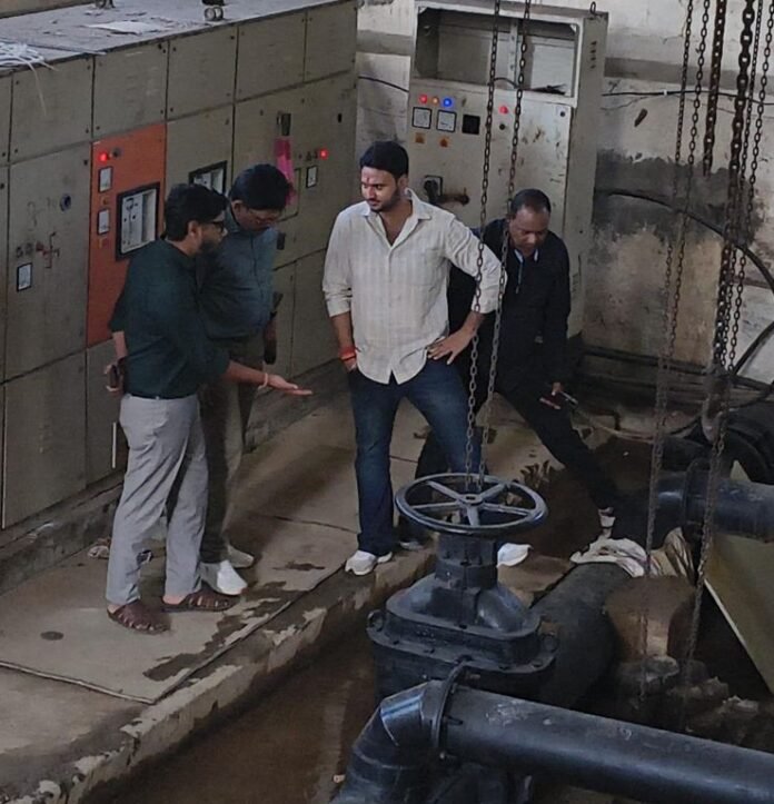 फिल्टर प्लांट में कई मशीनें व उपकरण जर्जर अवस्था में दुरुस्त करने के निर्देश