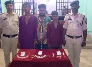 नयापारा में हुए चोरी का खुलासा,03 आरोपी गिरफ्तार नयापारा में हुए चोरी का खुलासा,03 आरोपी गिरफ्तार