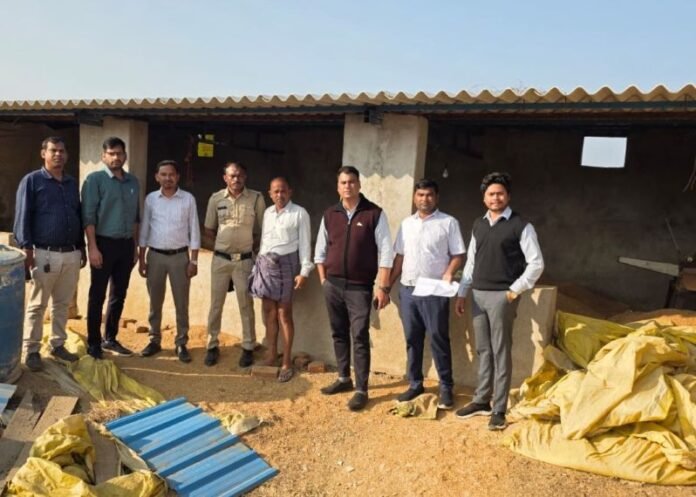 महासमुंद में अवैध धान पर बड़ी कार्रवाई, 2668 कट्टा जप्त