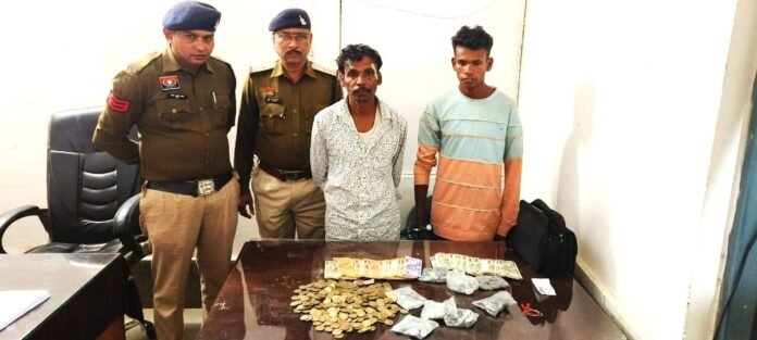 टाकीज कार्यालय में चोरी, पिता–पुत्र गिरफ्तार; कार व 80 हजार नकद बरामद