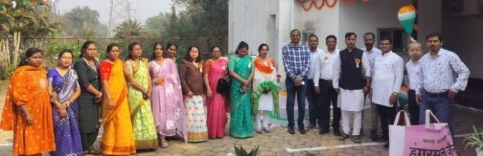 36गढ़ राज्य विद्युत ट्रांसमिशन कंपनी के भिलाई-3 में मनाया गया गणतंत्र दिवस