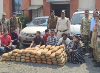 137 किलो गांजा के साथ 8 तस्कर गिरफ्तार, ओडिशा–महाराष्ट्र गिरोह का पर्दाफाश 137 किलो गांजा के साथ 8 तस्कर गिरफ्तार