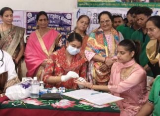 श्याम बालाजी कॉलेज में स्वास्थ्य शिविर और परीक्षा तनाव पर मानसिक जागरूकता कार्यक्रम आयोजित स्वास्थ्य शिविर और परीक्षा तनाव पर मानसिक जागरूकता कार्यक्रम आयोजित