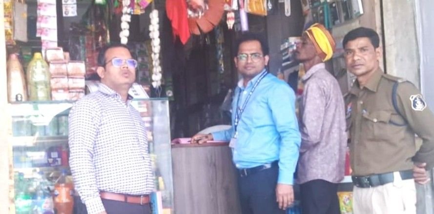 राष्ट्रीय तंबाकू नियंत्रण कार्यक्रम अंतर्गत की गई 16 चालानी कार्रवाई