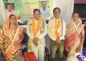 खल्लारी में शिक्षकों को गरिमामय विदाई , सम्मान समारोह में उमड़ा जनसमूह