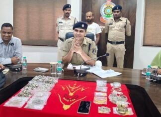 पुलिस ने पकड़ा शातिर चोर, 10 से अधिक वारदातों का खुलासा, लाखों के जेवर बरामद पुलिस ने पकड़ा शातिर चोर, 10 से अधिक वारदातों का खुलासा