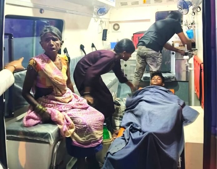 एक कॉल पर दौड़ी डायल-112 और 108 की टीम