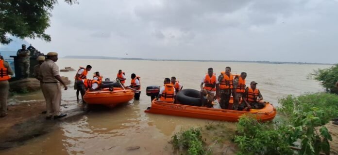 कोडार डेम में बाढ़ आपदा से निपटने का हुआ मॉक ड्रिल