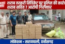 शराब तस्करी सिंडिकेट पर पुलिस की कार्रवाई शराब सहित 7 आरोपी गिरफ्तार शराब तस्करी सिंडिकेट पर पुलिस की कार्रवाई शराब सहित 7 आरोपी गिरफ्तार